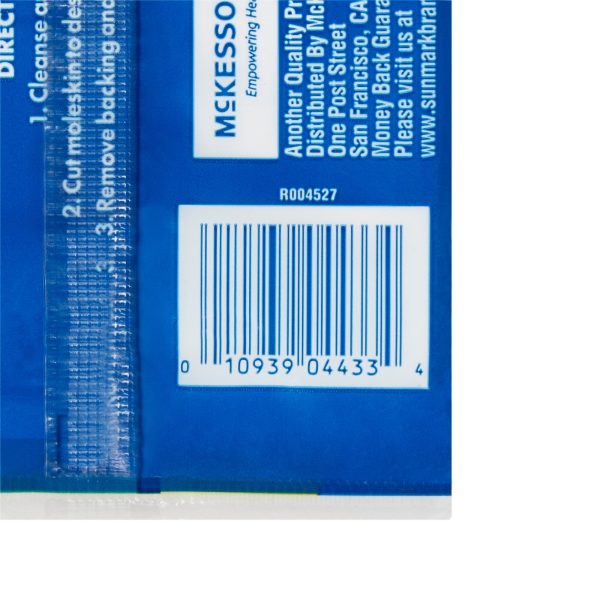 sunmark® Moleskin Protective Pad with Adhesive Backing Online - Image 2